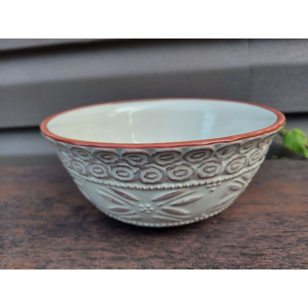 Temptations Old World Rustico 8" Bowl 1 1/2 Qt VGC